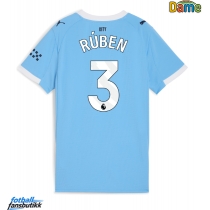 Manchester City Ruben Dias #3 Hjemmedrakt Dame 2025-26 Kortermet